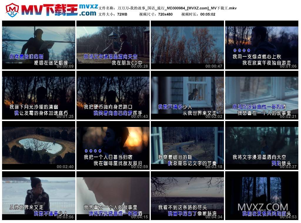 刀刀刀-我的故事_国语_流行_MD300984